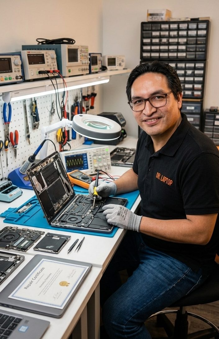 César Lizárraga — Técnico de Dr. Laptop Azcapotzalco CDMX